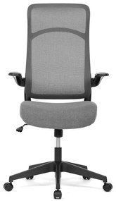 Szürke Hálós Irodai Szék, Hinta Mechanikával. KA-A182 BK
