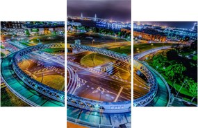 Kép - éjszakai panoráma (90x60 cm)
