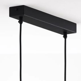 Jupiter 2026 - Csillár zsinóron FIORI 2xG9/10W/230V fekete/arany/bézs