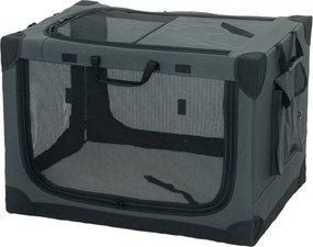 PawHut összecsukható puha kutya- és macskahordozó – utazóketrec párnával, mosható huzattal, szellős 600D Oxford, 76 x 54 x 54 cm, zöld | Aosom