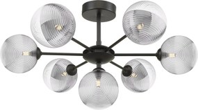 Dar Lighting modern mennyezeti lámpa cohen matt fekete darcoh3422-19
