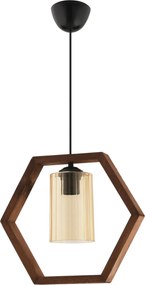 Hexagon Single Dark Glass
