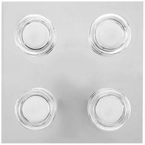 Ledvance -LED Fürdőszobai mennyezeti lámpa ORBIS FLAME 4xLED/5,5W/230V IP44 króm