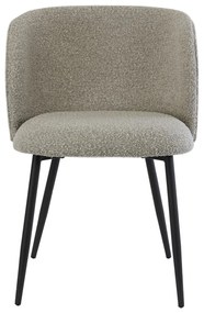 Szürke kárpitozott étkezőfotel Elyna – Light &amp; Living