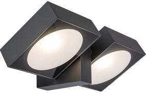 Rabalux 77101 - LED Kültéri fali lámpa TELDE 2xLED/7W/230V IP54 antracit
