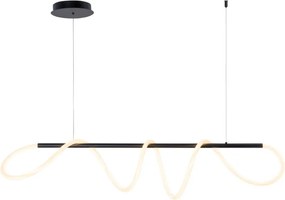 Zuma Line BALBO 20006PM-BK Függőlámpa 1x45W/LED 3000K|4000K|6000K 3200lm IP20