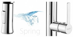 Spring mosogató csaptelep kihúzható fejjel