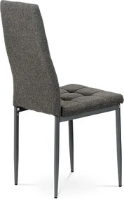 Étkezőszék, szürke, szövet, DCL-397 GREY2