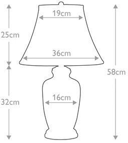 Elstead GOLD-THISTLE-TL - Asztali lámpa GOLDTHISTLE 1xE27/60W/230V