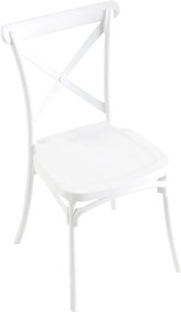 Rakásolható szék, fehér, SAVITA