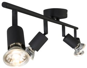 Ipari reflektor fekete dönthető 4 lámpás - Jeany