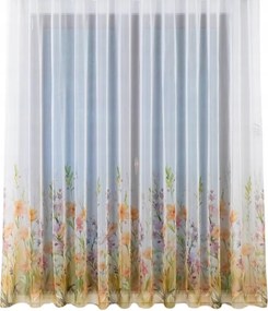 Fátyolfüggöny Színes Tavasz Ráncoló Szalaggal 200x240