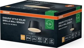 Osram - LED napelemes fali lámpa ENDURA STYLE LED/10,1W/4,2V 2000 mAh IP54 antracit