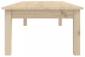 tömör fenyőfa dohányzóasztal 110 x 50 x 30 cm