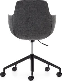 Sötétszürke irodai szék Tissiana – Kave Home