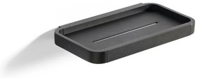 Rim fekete fürdőszobai polc, 22 x 11,4 cm - Zone
