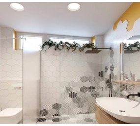 LED2-LED Dimmelhető fürdőszobai beépíthető lámpa ZETA LED/10W/230V 3000K IP44