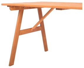 Tömörfa négyszemélyes kerti étkezőgarnitúra Sylva – Rojaplast