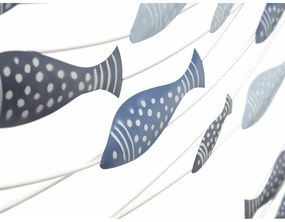 Fém fali dekoráció 96,5x61 cm Pesci – Mauro Ferretti