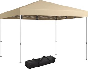 Pavilon hátfallal, zsebekkel 3x3x2,8 m, bézs