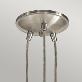 Kichler klasszikus modern vintage függeszték brinley nikkel elskl-brinley3-ni