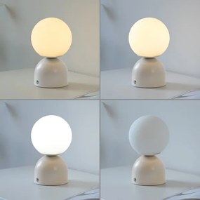 Schöner Wohnen 19218-39 - LED fényerőszabályzós asztali lámpa RUDI LED/1,2W/5V szürke