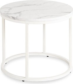 Asztal fehér márvány színben AGNES