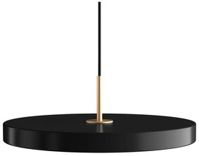 Fekete LED függőlámpa fém búrával ø 43 cm Asteria Medium – UMAGE