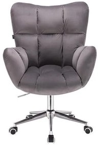 HR650K Grafit modern velúr szék