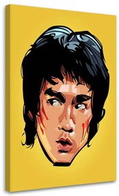 Gario Vászonkép Bruce Lee arca - Nikita Abakumov Méret: 40 x 60 cm