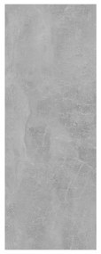 betonszürke szerelt fa tálalóasztal 105 x 30 x 80 cm