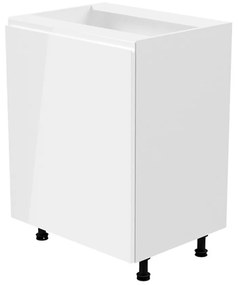 Alsó konyhaszekrény D601F Aurellia (fehér + fényes fehér) (B). 1015753