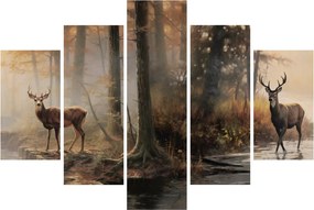 Kép - Vintage vadvilág festmény (150x105 cm)