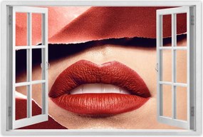 Poszter 60x40 Női ajkak Ajkak