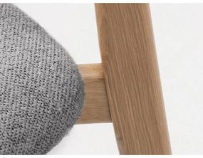 Világosszürke-natúr színű étkezőszék Elim – Unique Furniture