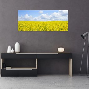 Egy sárga mező képe (120x50 cm)