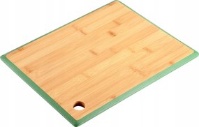 Bambusz Konyhai Vágódeszka Téglalap Alakú 35x26 Fogantyúval
