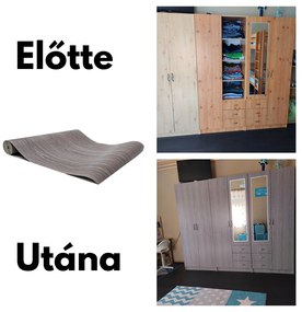 Gekkofix OAK TAUPE öntapadós tapéta 45 cm x 15 m