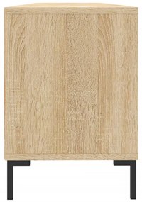 sonoma tölgy színű szerelt fa fali TV-szekrény 150x30x44,5 cm