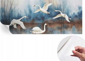 Fotótapéta Fali tapéta Hálószobába és Nappaliba Madarak repülés közben 250x104 cm