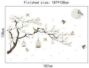Falmatrica "Japán cseresznye" 187x128cm