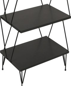 Balaban könyvespolc, antracit, 46 cm