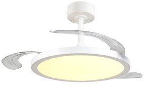 Fehér LED mennyezeti lámpa Kasfjord – Trio