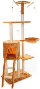 Kaparófa macskáknak Hawaj 138 cm | vörös