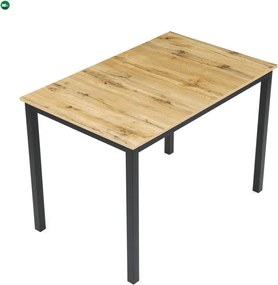 Étkezőasztal 110x70x75 cm, MDF, vad tölgy, GDT-202 OAK