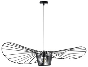 Csillár zsinóron OGGI 1xE27/40W/230V fekete