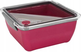 Ebéddoboz Villával rózsaszín 2,6l könnyű