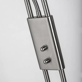 Brilagi - Fényerőszabályozható állólámpa SCARLETT 1xR7s/230W/230V+1xG9/40W matt króm