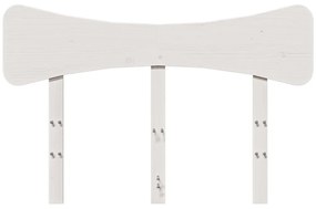 fehér tömör fenyőfa fejtámla 135 cm