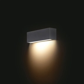 Nowodvorski STRAIGHT WALL fali lámpa, szürke, E14 foglalattal, 1x40W, TL-6350